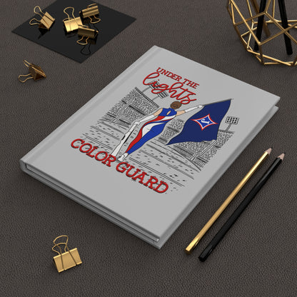 Under The Lights Color Guard Hardcover Journal