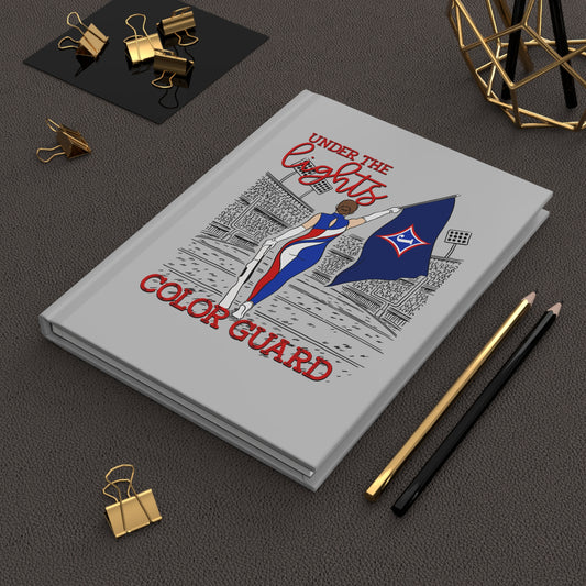 Under The Lights Color Guard Hardcover Journal
